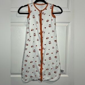 Daysu baby sleep sack w/ fox and acorn print - Size XL